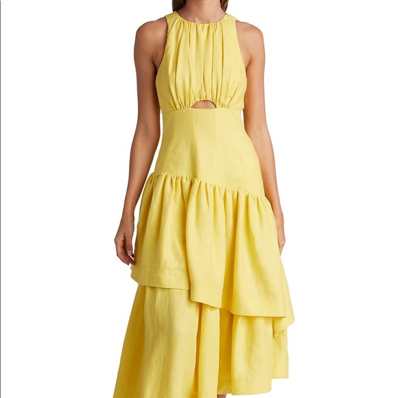 Aje Scent Of Summer Caliente Midi-Dress. Size US 4 and 12. $575. - Picture 14 of 16